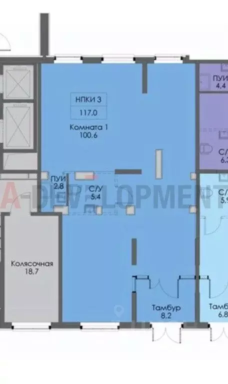 Торговая площадь в Татарстан, Казань ул. Анаса Тазетдинова, 7к7 (117 ... - Фото 2