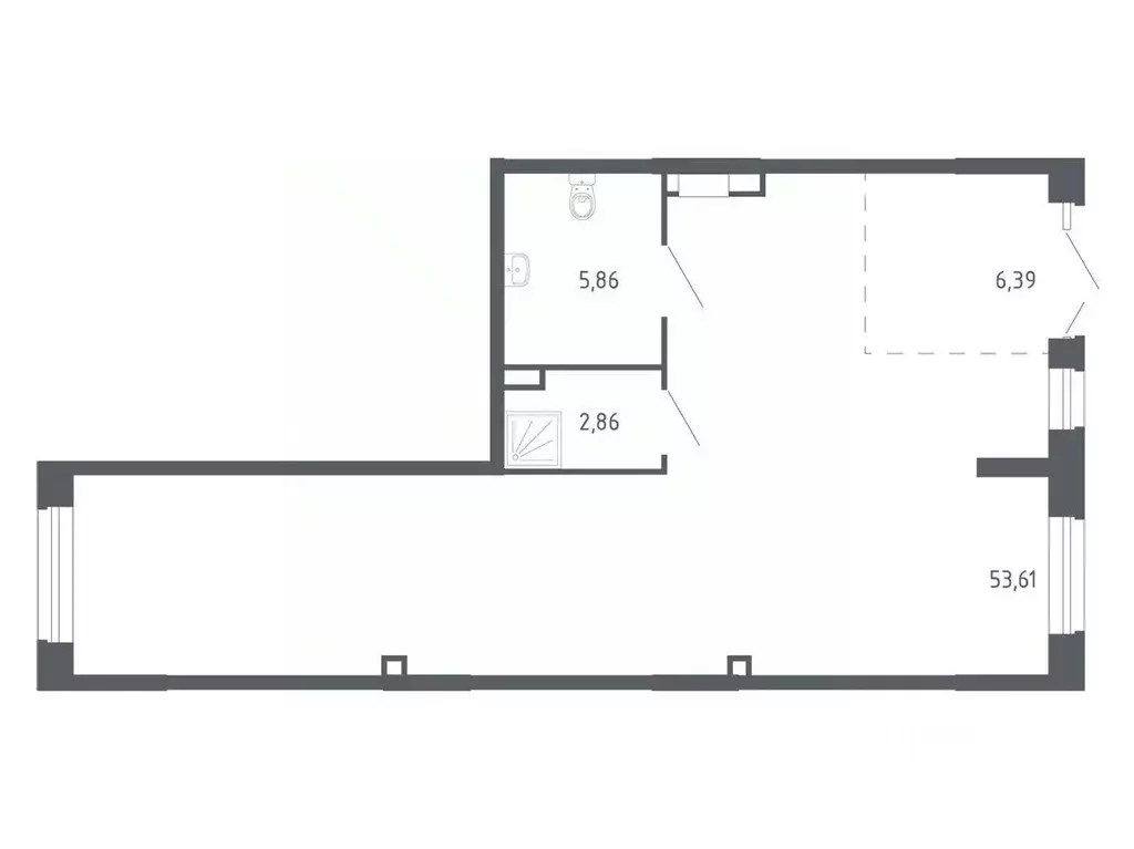 Помещение свободного назначения в Тюменская область, Тюмень ул. Юрия ... - Фото 1