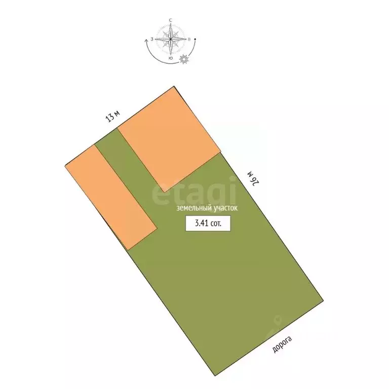 Дом в Краснодарский край, Анапа Заводская ул., 59А (68 м) - Фото 1