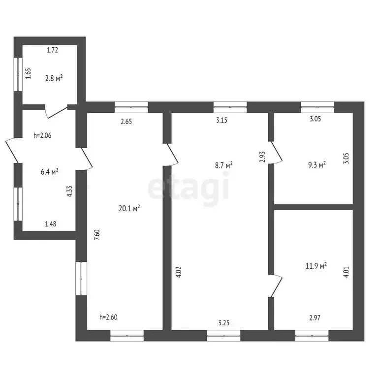 Дом в Журавки, Новая улица, 45 (90 м) - Фото 1