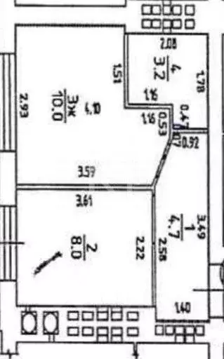 1-к кв. Калининградская область, Гурьевск бул. Пражский, 14 (25.9 м) - Фото 2