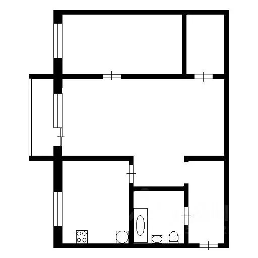 2-к кв. Удмуртия, Можга Можгинский район, ул. Труда, 28 (45.5 м) - Фото 1