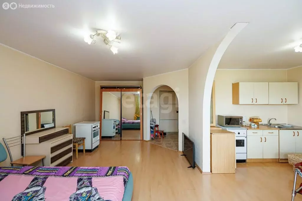 Квартира-студия: Тюмень, Амурская улица, 2 (37.3 м) - Фото 2