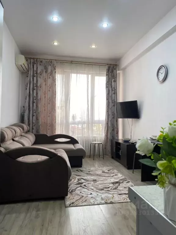 Студия Краснодарский край, Сочи Новый Сочи мкр, ул. Санаторная, 48Б ... - Фото 1