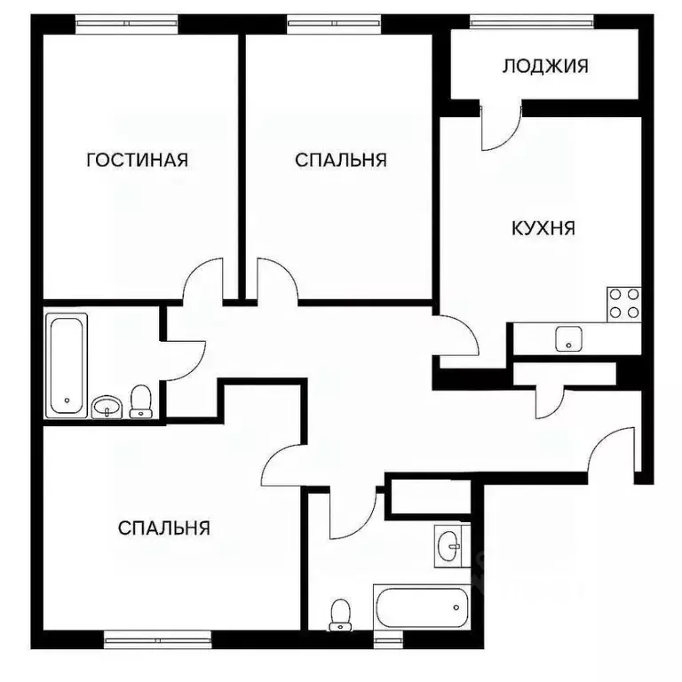 3-к кв. Курганская область, Курган ул. Бурова-Петрова, 1 (110.0 м) - Фото 1