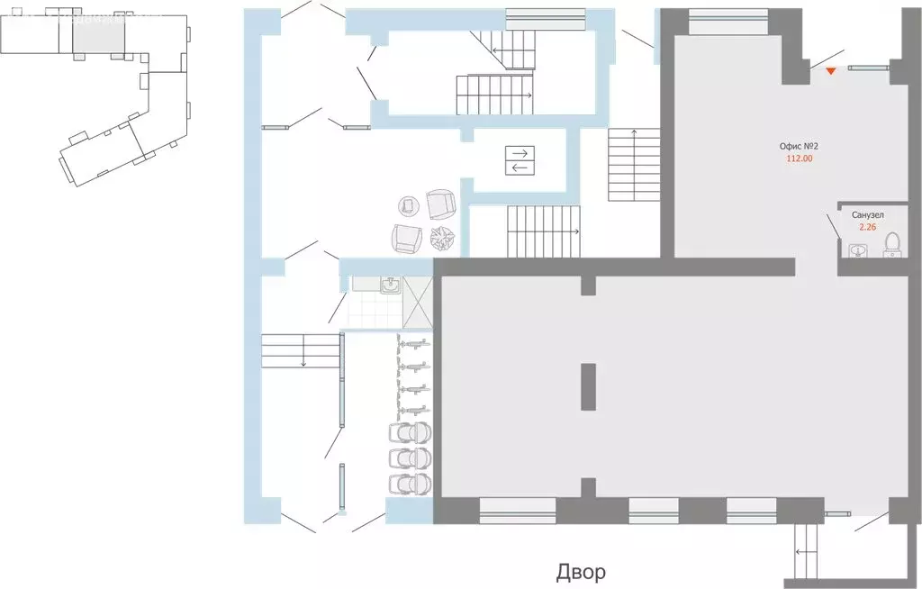 Помещение свободного назначения (114 м) - Фото 1