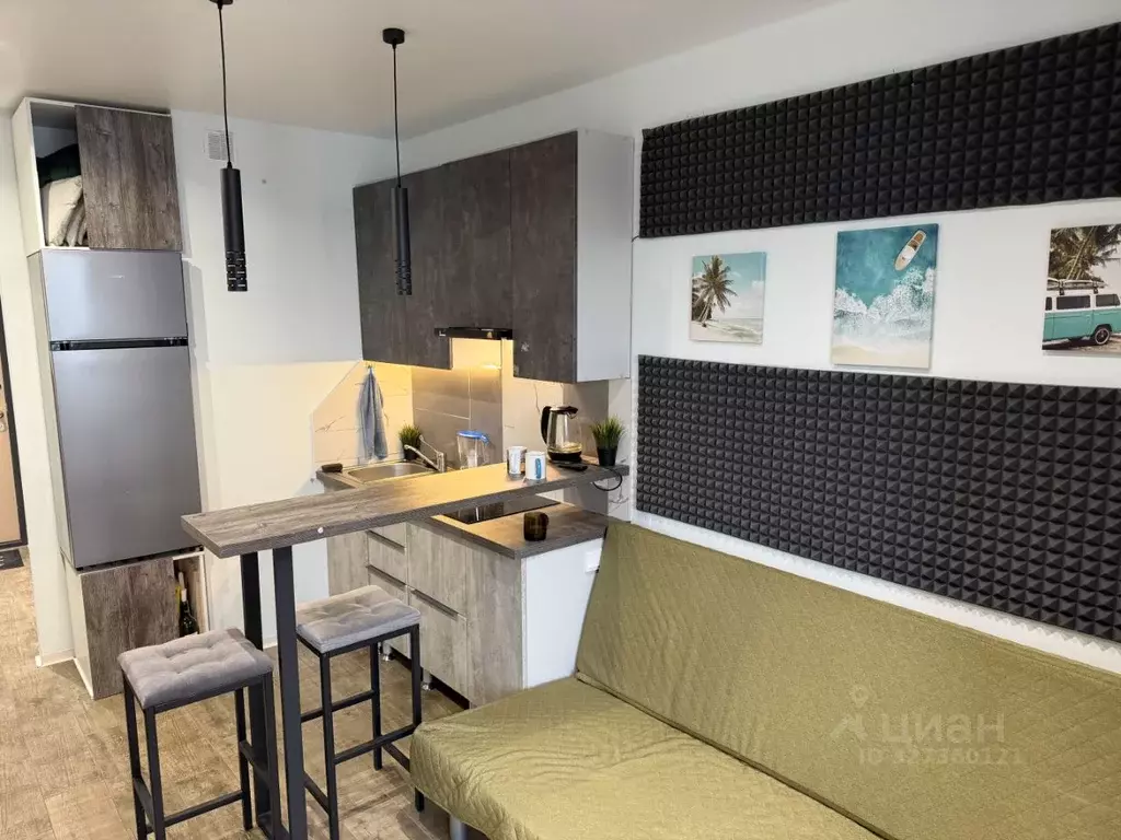 Студия Санкт-Петербург ул. Плесецкая, 10 (21.0 м) - Фото 2