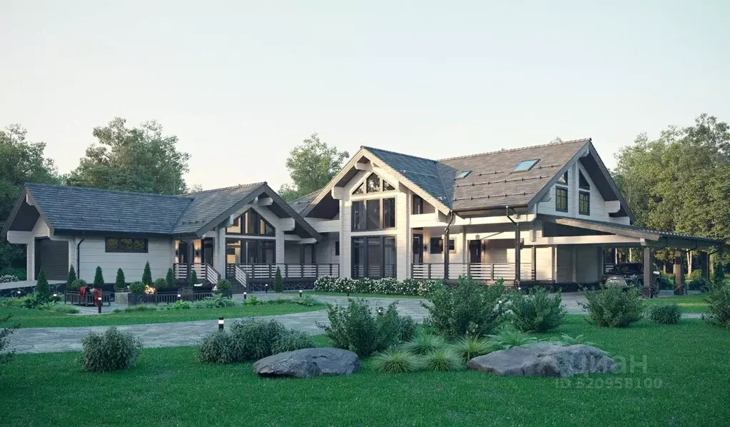 Коттедж в Ленинградская область, Всеволожский район, Куйвозовское ... - Фото 1