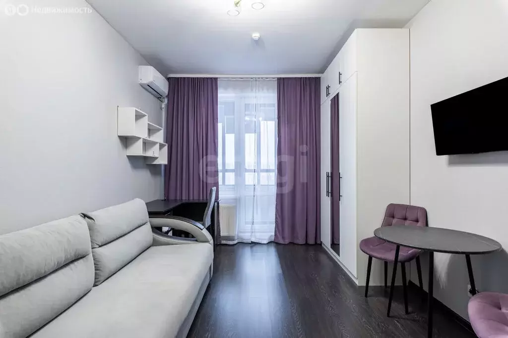 Квартира-студия: Санкт-Петербург, проспект Авиаконструкторов, 69 (27.1 ... - Фото 2