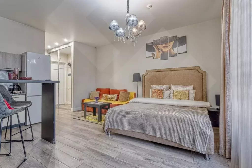 Студия Москва проезд Жуков, 21Б (33.5 м) - Фото 1