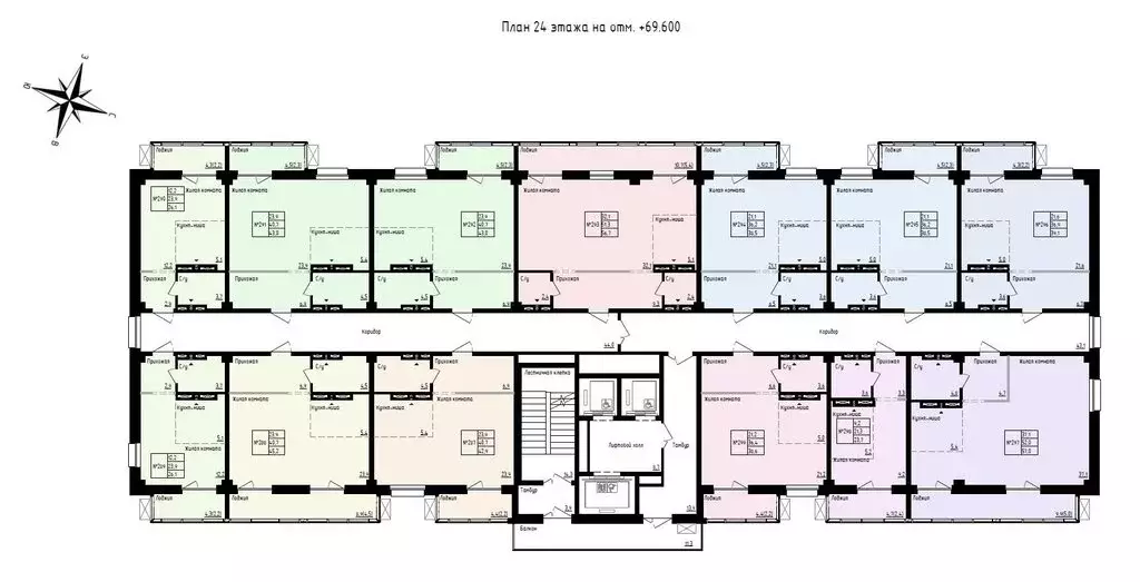 Квартира-студия: Владивосток, улица Полковника Фесюна (56.7 м) - Фото 2