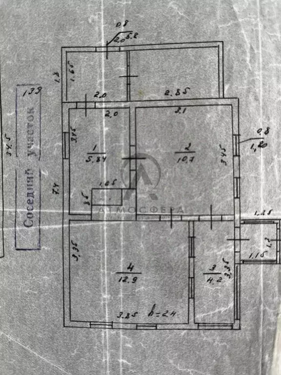 Дом в Краснодарский край, Апшеронский район, Нефтегорское городское ... - Фото 2