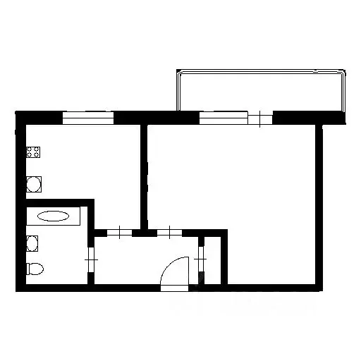 1-к кв. Новосибирская область, Искитим Комсомольская ул., 15 (29.0 м) - Фото 2