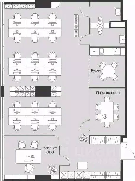 Офис в Москва 3-я Хорошевская ул., 18к2 (130 м) - Фото 0