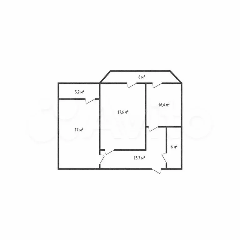 2-к. квартира, 83 м, 1/4 эт. - Фото 0
