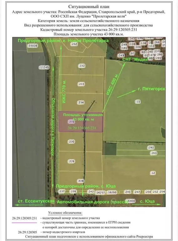 Участок в Ставропольский край, Предгорный муниципальный округ, Новая ... - Фото 1