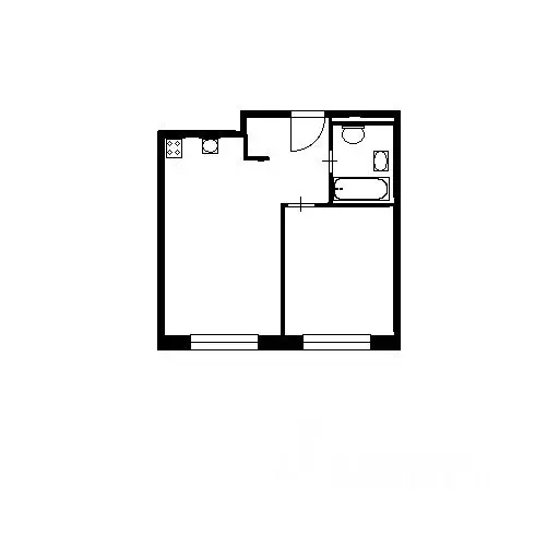 1-к кв. Москва ул. Римского-Корсакова, 11к3 (39.9 м) - Фото 2