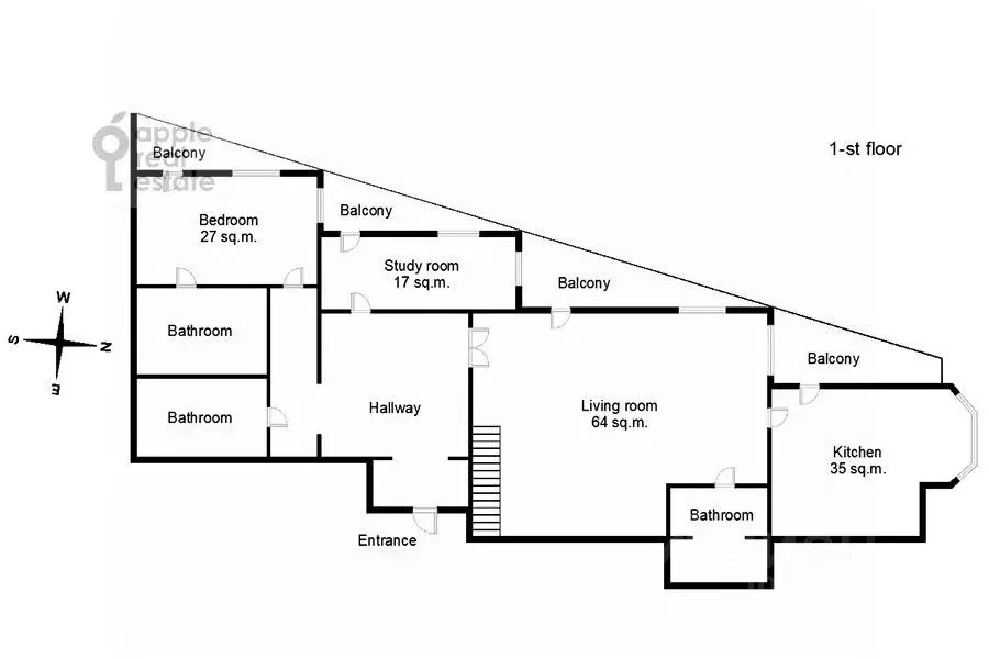 6-к кв. Москва ул. Архитектора Власова, 6 (381.0 м) - Фото 2