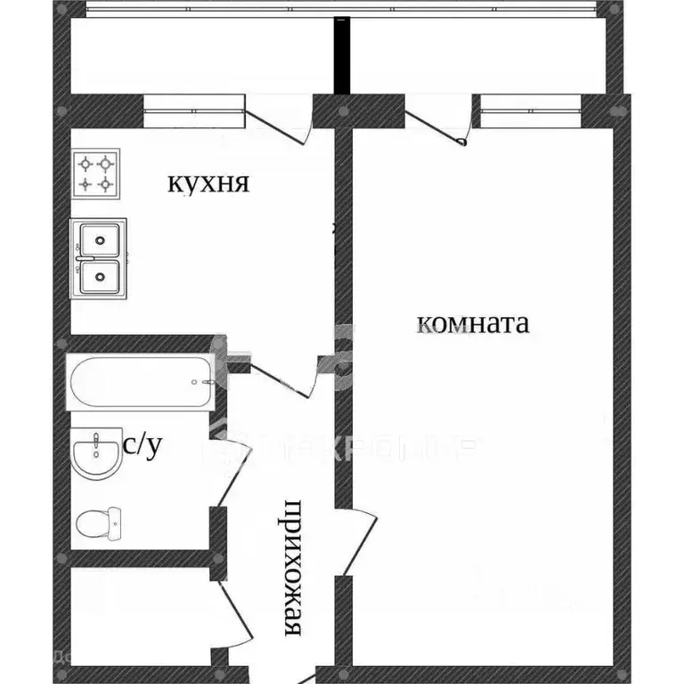 1-к кв. Ханты-Мансийский АО, Сургут просп. Мира, 32/2 (35.0 м) - Фото 1
