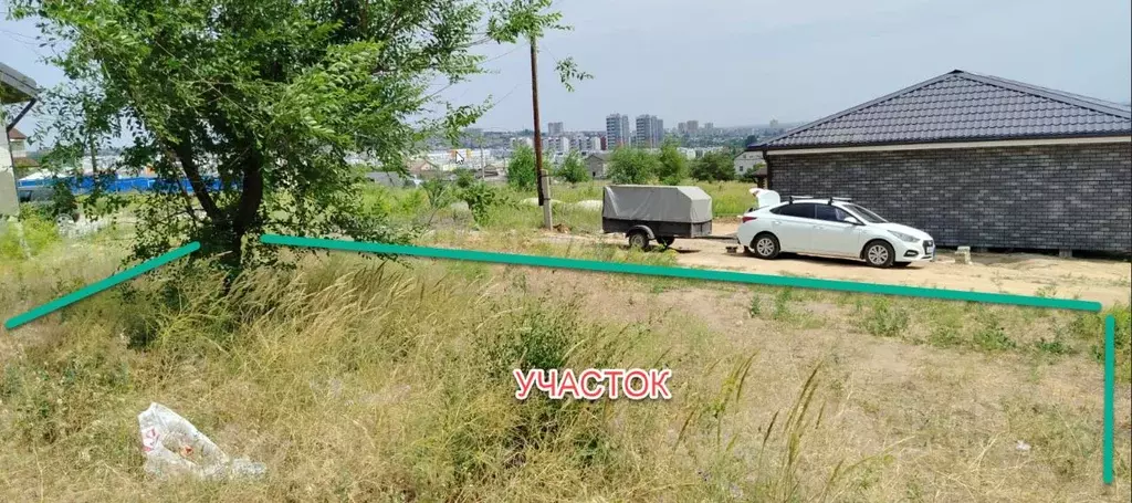 Участок в Волгоградская область, Волгоград ул. Джамбула Джабаева, ... - Фото 1