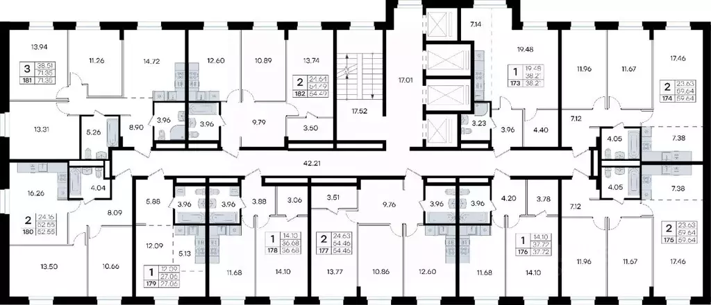 2-к кв. Приморский край, Владивосток ул. Тухачевского, 80 (54.46 м) - Фото 1