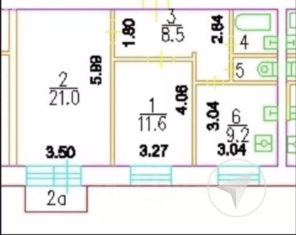 2-комнатная квартира: Москва, улица Серпуховский Вал, 17 (54.7 м) - Фото 2