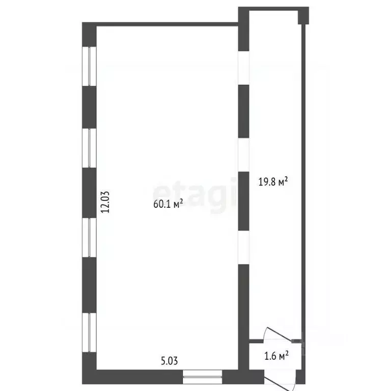 Торговая площадь в Санкт-Петербург 2-я Комсомольская ул., 13К1 (144 м) - Фото 2