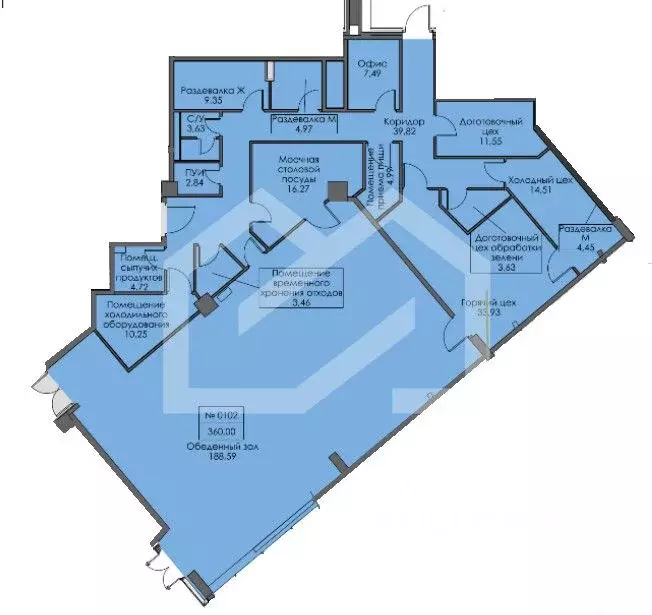 Помещение свободного назначения в Москва ул. Заречная, 2/1 (357 м) - Фото 2