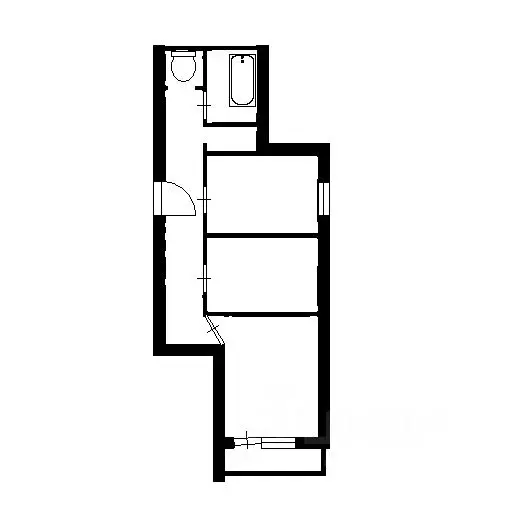 2-к кв. Новосибирская область, Новосибирск ул. Тюленина, 12 (60.0 м) - Фото 1