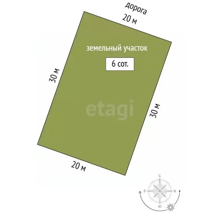 Участок в Ханты-Мансийский АО, Ханты-Мансийск Восточный мкр,  (6.0 ... - Фото 1