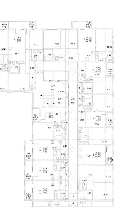 3-к кв. Санкт-Петербург пос. Шушары, просп. Старорусский, 11 (64.82 м) - Фото 2