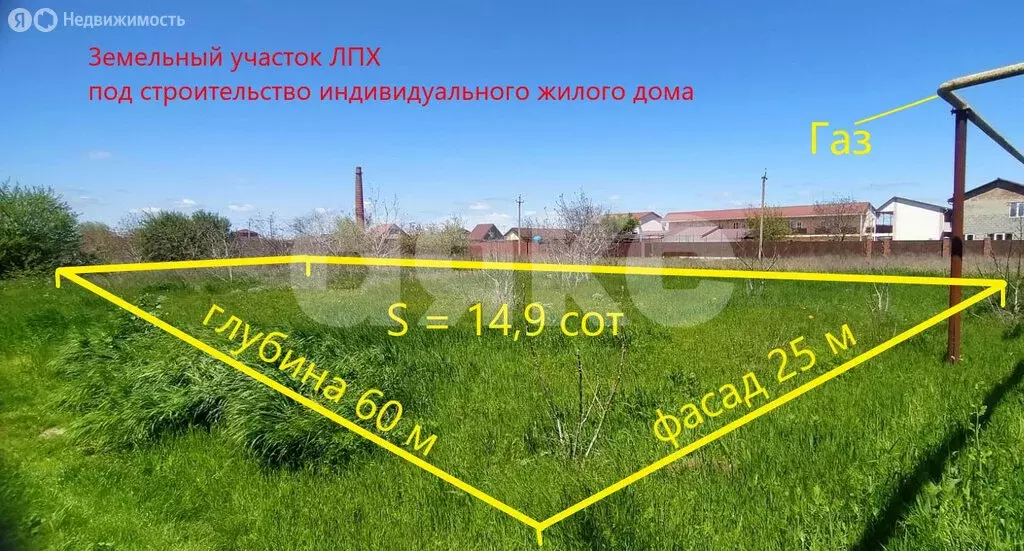 Участок в посёлок Кучугуры, Азовская улица, 9 (14.9 м) - Фото 0