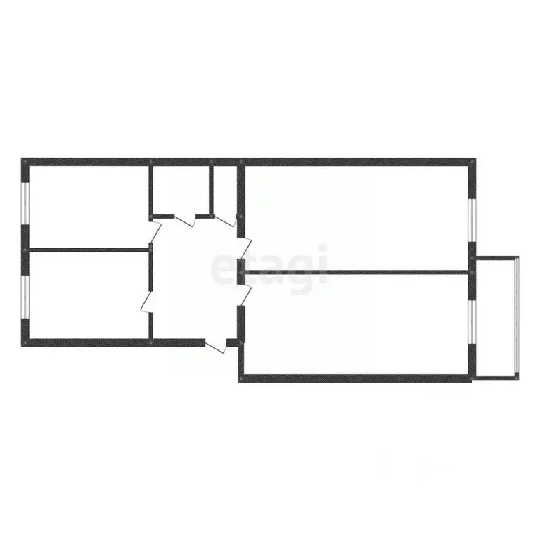 3-к кв. Смоленская область, Вязьма Московская ул., 37 (59.0 м) - Фото 1