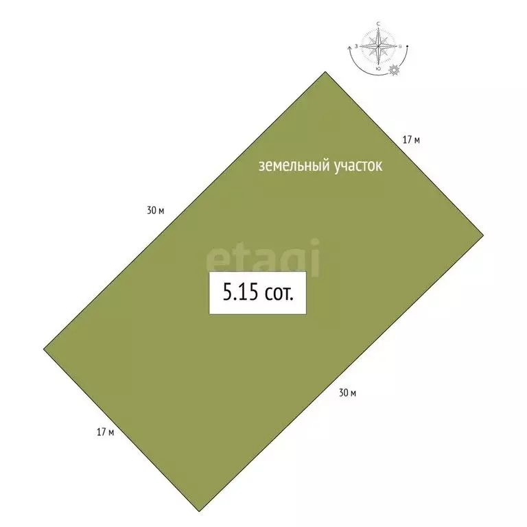 Участок в Бердск, СНТ Вега-4 (5.15 м) - Фото 0