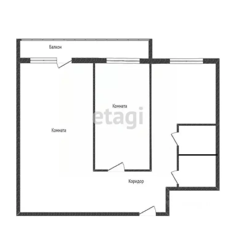 2-к кв. Иркутская область, Иркутск Театральная ул., 9 (47.3 м) - Фото 1