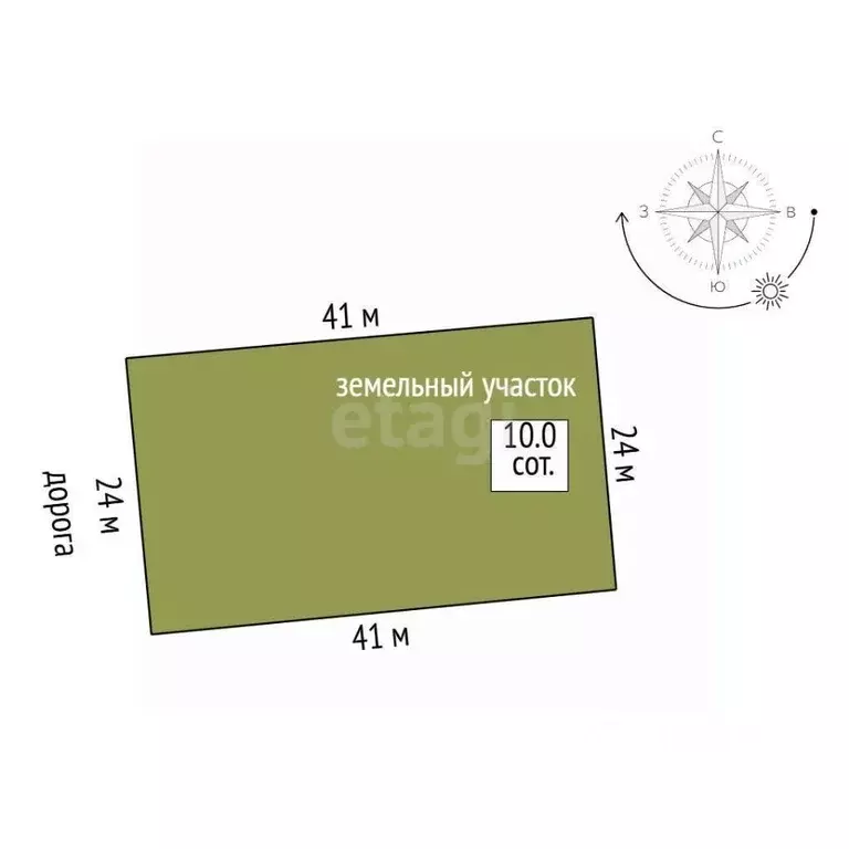 Участок в Татарстан, Тукаевский район, с. Нижний Суык-Су  (10.0 сот.) - Фото 1