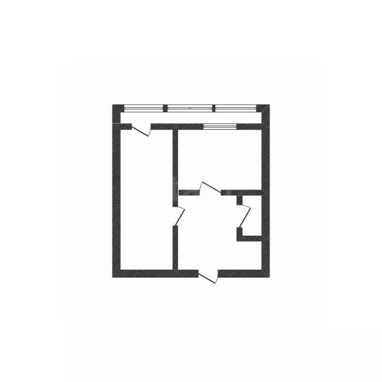 1-к кв. Смоленская область, Ярцево просп. Металлургов, 34 (33.9 м) - Фото 2