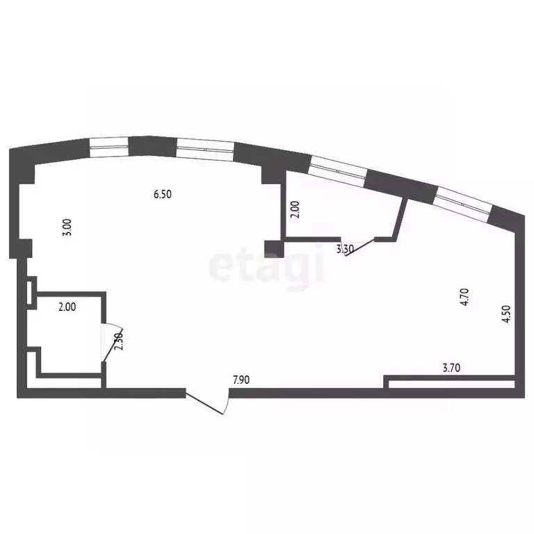 2-к кв. Тюменская область, Тюмень Профсоюзная ул., 56 (73.3 м) - Фото 0