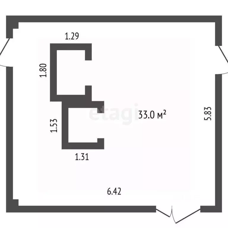 Офис в Белгородская область, Белгород ул. Костюкова, 36Г (33 м) - Фото 2