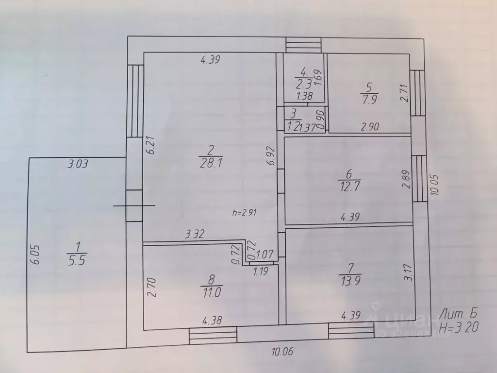 Коттедж в Татарстан, Казань Старо-Аракчинская ул., 44 (83 м) - Фото 2