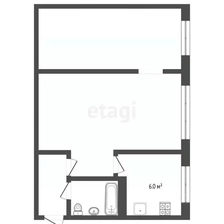 2-к кв. Тюменская область, Тюмень ул. Парфенова, 18 (45.8 м) - Фото 2