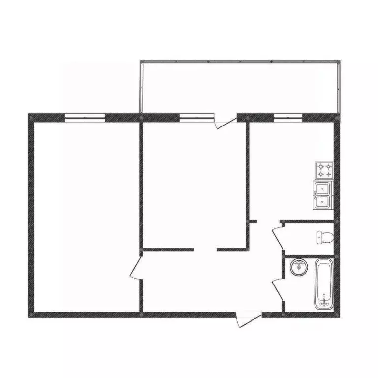 2-к кв. Костромская область, Кострома ул. Свердлова, 88 (47.2 м) - Фото 1