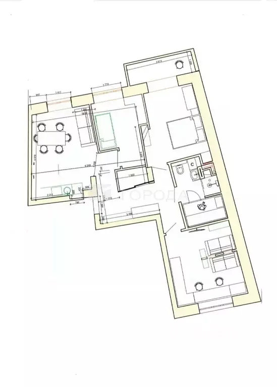 3-к кв. Новосибирская область, Новосибирск Стартовая ул., 1 (81.4 м) - Фото 1