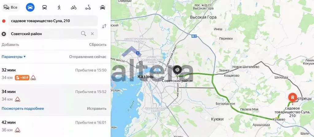 Участок в Татарстан, Пестречинское с/пос, Сула садовое товарищество  ... - Фото 2