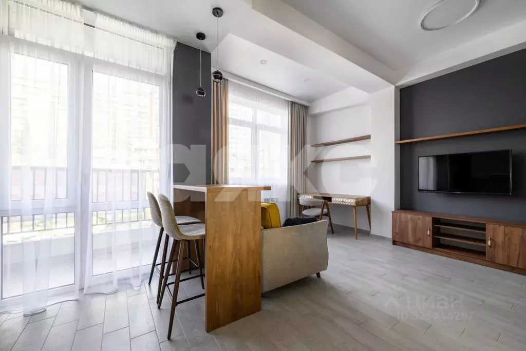 Студия Краснодарский край, Сочи Донская мкр, пер. Донской, 22Б/1 (32.4 ... - Фото 1