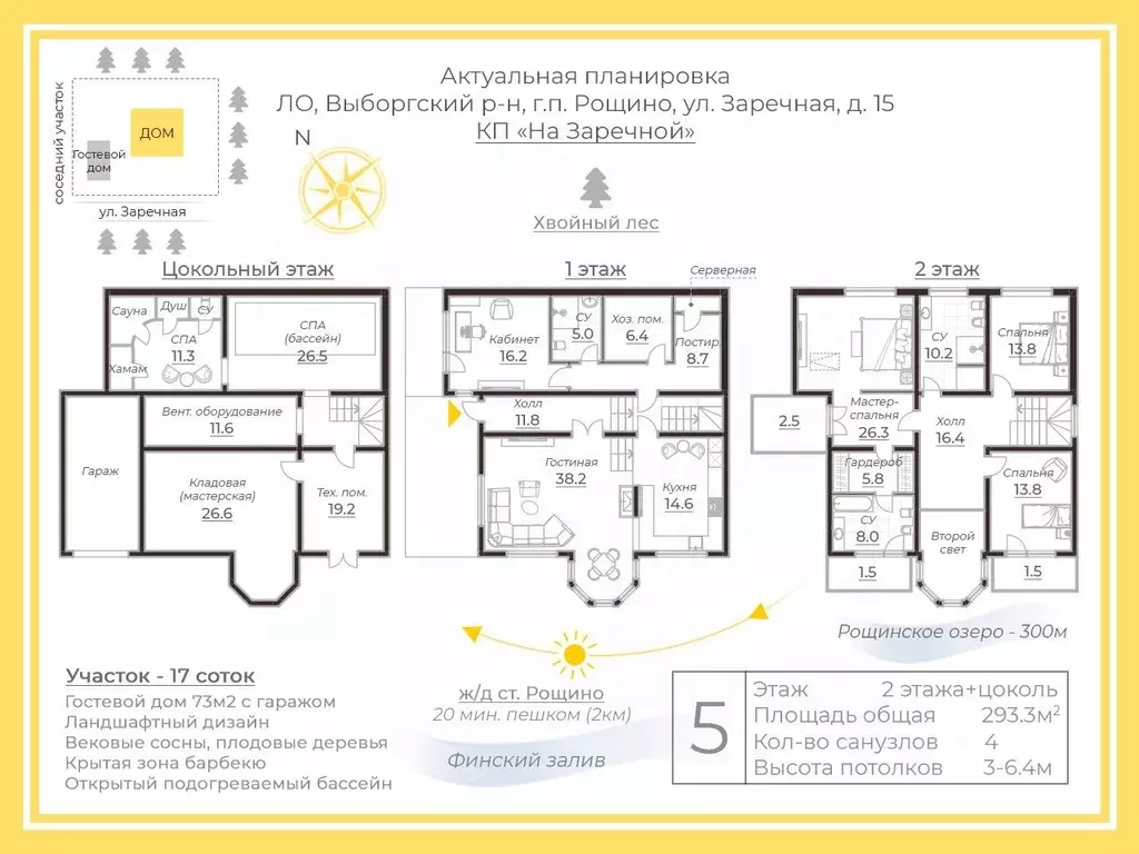 Дом в Ленинградская область, Выборгский район, Рощино пгт ул. ... - Фото 2
