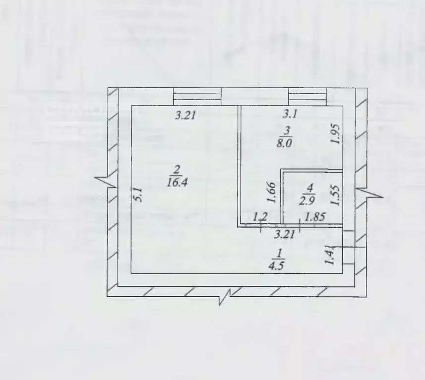 1-к кв. Башкортостан, Чишминский поссовет, Чишмы рп ул. Западная, 1 ... - Фото 2