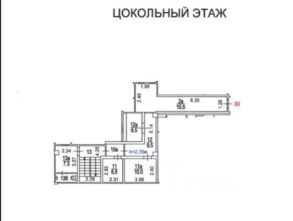 Помещение свободного назначения в Москва Чертановская ул., 1Г (183 м) - Фото 2