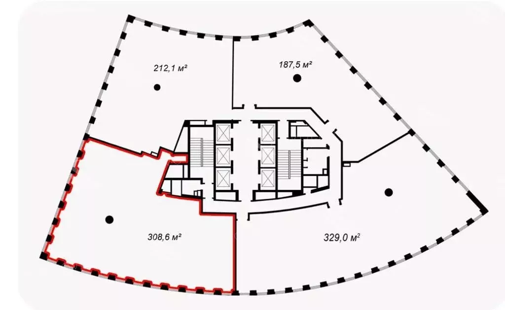 Офис (308.6 м) - Фото 1