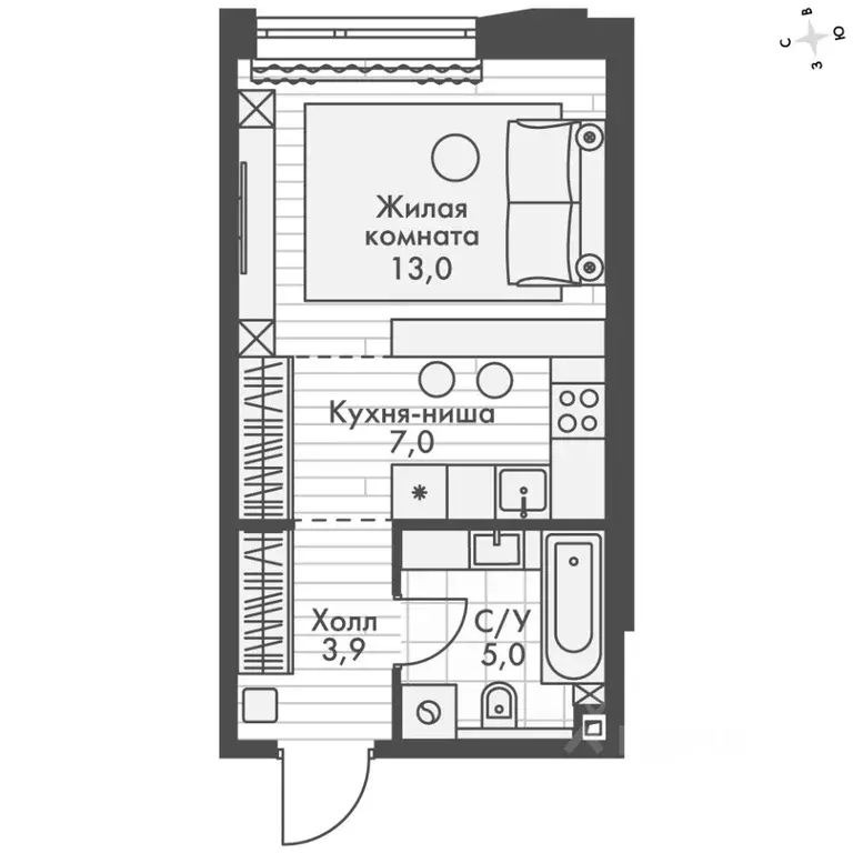 Студия Нижегородская область, Нижний Новгород Черниговская ул. (28.9 ... - Фото 2